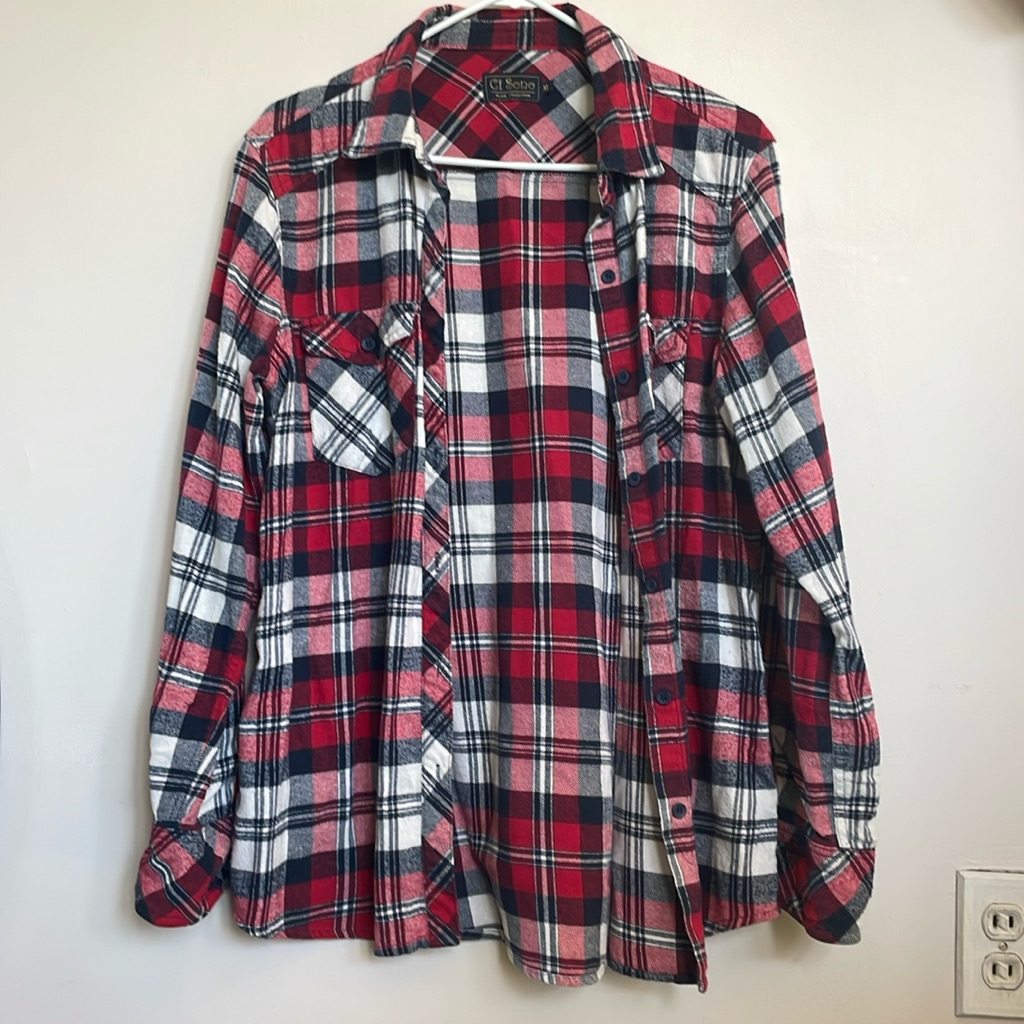 Plaid Extra Large Button Down